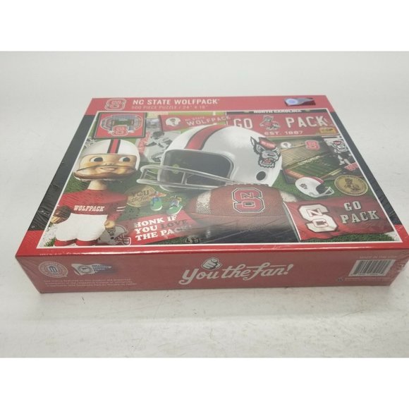 NC State Wolfpack 500 Piece Puzzle 24"x18" Go Pack Stadium Helmet Football A - Picture 8 of 9